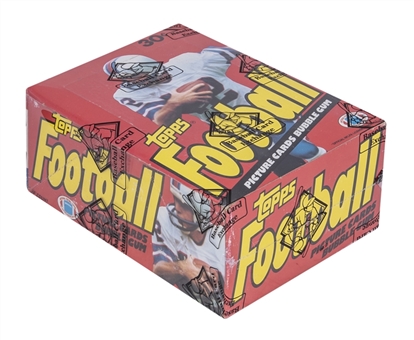 1981 Topps Football Unopened Wax Box – BBCE Certified